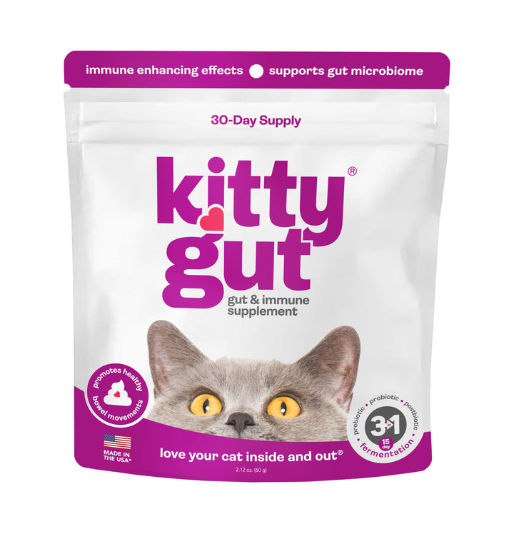 MuttGutKittyGut60g-ProbioticDigestiveSupplementforCats