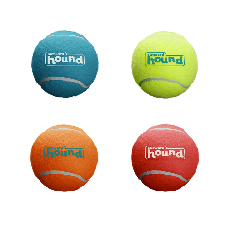 OutwardHoundSqueakerBallzMulticolorSmall4pk